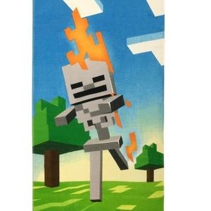 Minecraft Beach Or Bath Towel 28"x58"